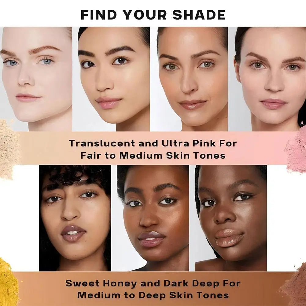 7 Colors Ultimate Blurring Setting Matte Powder Loose Powder Oil-Control Skin Natural Makeup Face Concealer Beauty