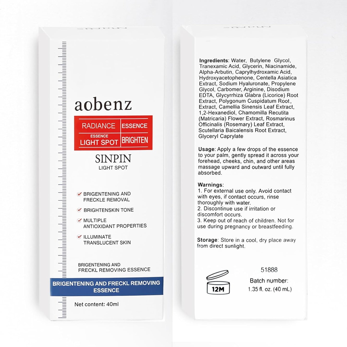 Aobenz Dark Spot Remover for Face & Body | Advanced Corrector Serum for Age, Melasma, Sun, Acne, Black Spots | Tranexamic Acid, Niacinamide Formula for Women & Men | Mild, 1.35 Fl Oz (1PCS)