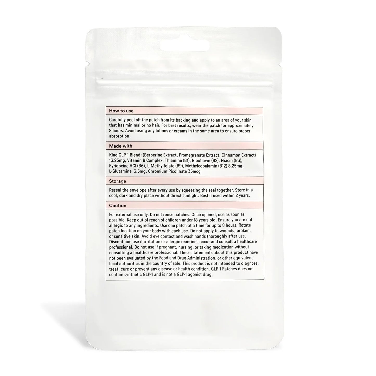 GLP-1 Weight Management Patches